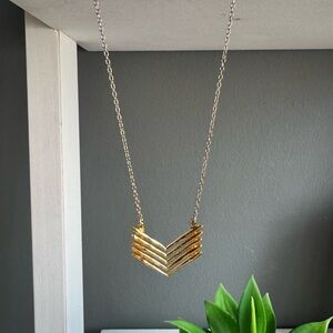 Gorjana Mesa Arrow Gold Long Necklace